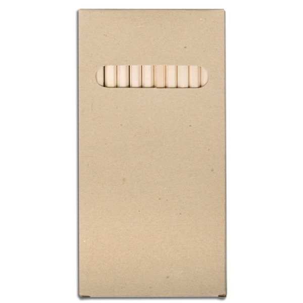 R73775 - Zestaw 12 kredek o długości 18cm, ecru 