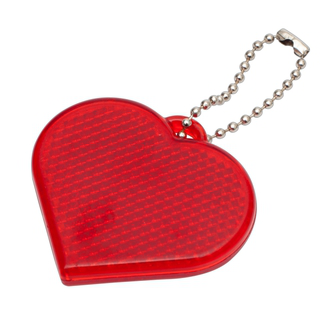 R73162 - Zawieszka Heart Reflect, czerwony 